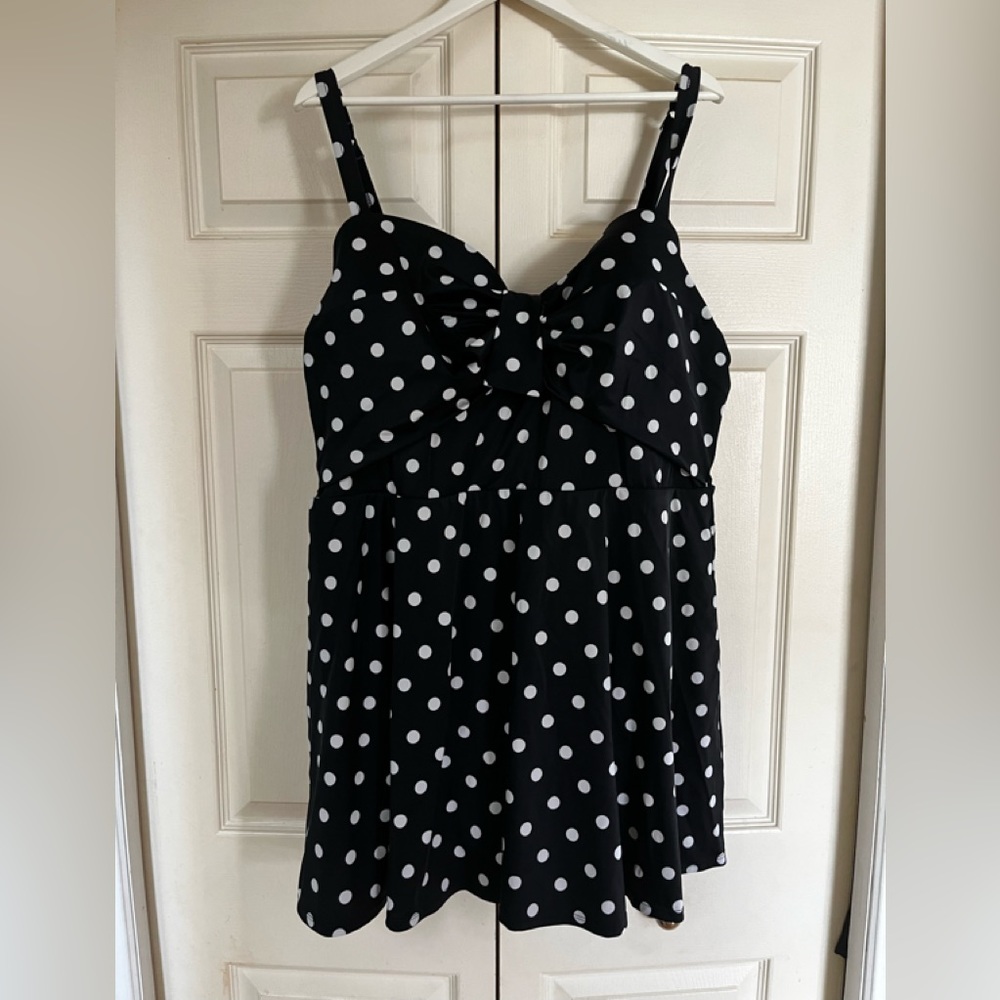 Torrid Polka Dot Swim Dess